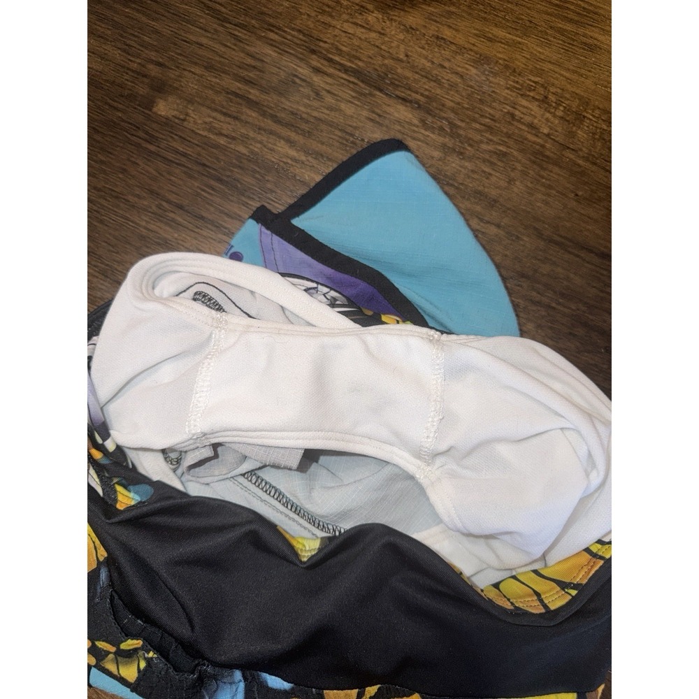 Ink N Burn Shorts Women's 2 Butterfly Colorful Low Rise Lined Running Yoga Gym - Picture 9 of 10